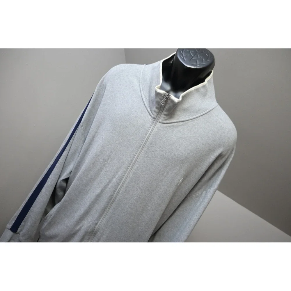 Polo Ralph Lauren Track Jacket Mens‎ 4XB 4XL BIG Stripe Full Zip Athletic EUC